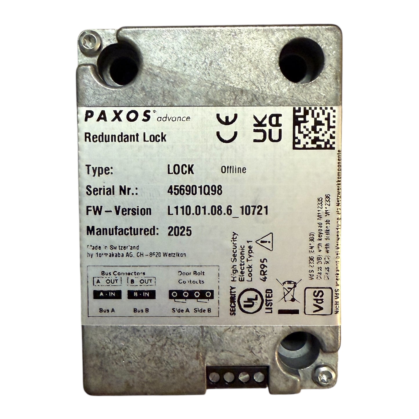 Kaba Mauer PAXOS advance – Electronic safe lock from dormakaba