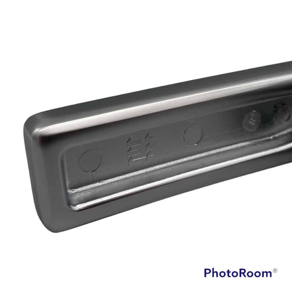 Safe handle matt chrome