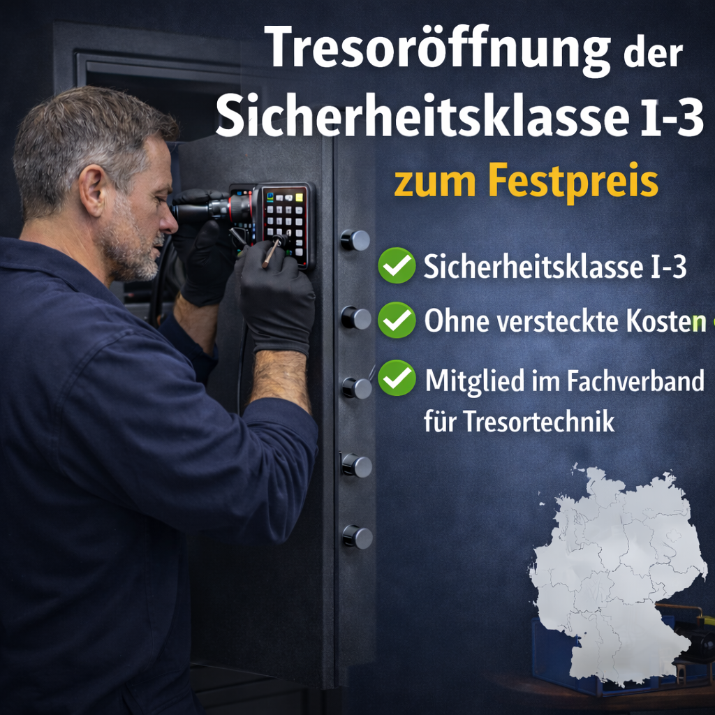 Tresor Notöffnung zum Festpreis