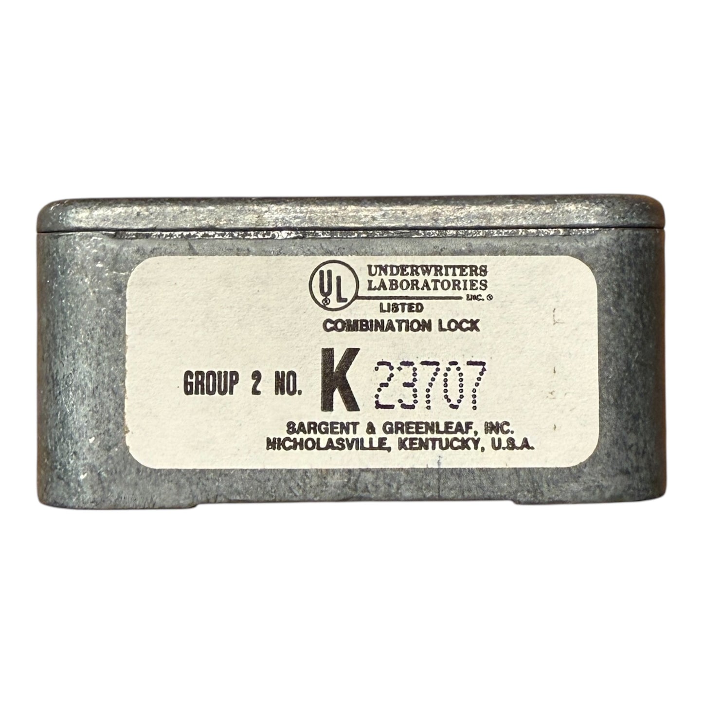 Safe lock from S&amp;G Model 1006