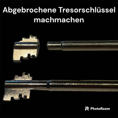 Wir können abgebrochene Tresorschlüssel nachmachen