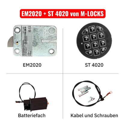 KOMPLETTSET EM2020 mit Eingabeeinheit von M-LOCKS