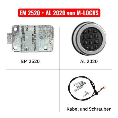 KOMPLETTSET EM2520 mit Eingabeeinheit von M-LOCKS