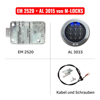 KOMPLETTSET EM2520 mit Eingabeeinheit von M-LOCKS