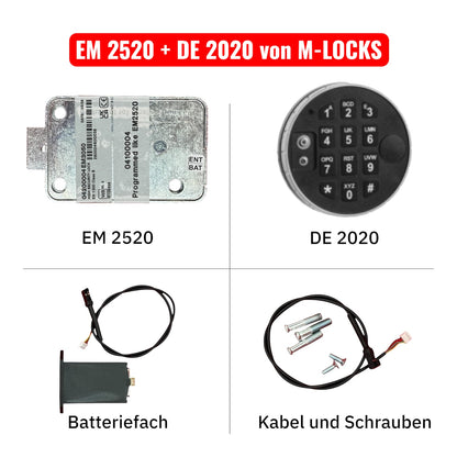 KOMPLETTSET EM2520 mit Eingabeeinheit von M-LOCKS