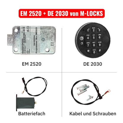KOMPLETTSET EM2520 mit Eingabeeinheit von M-LOCKS