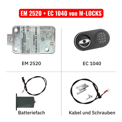 KOMPLETTSET EM2520 mit Eingabeeinheit von M-LOCKS