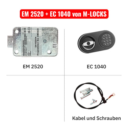 KOMPLETTSET EM2520 mit Eingabeeinheit von M-LOCKS