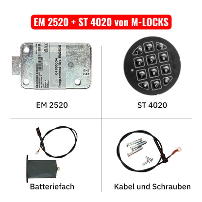 KOMPLETTSET EM2520 mit Eingabeeinheit von M-LOCKS