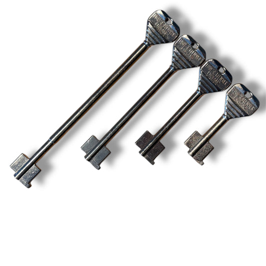 Lowe & Fletcher Schlüsselrohling für Tresorschlösser verschiedene Längen