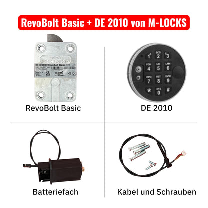 KOMPLETTSET RevoBolt mit Eingabeeinheit von M LOCKS