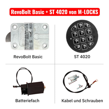 KOMPLETTSET RevoBolt mit Eingabeeinheit von M LOCKS