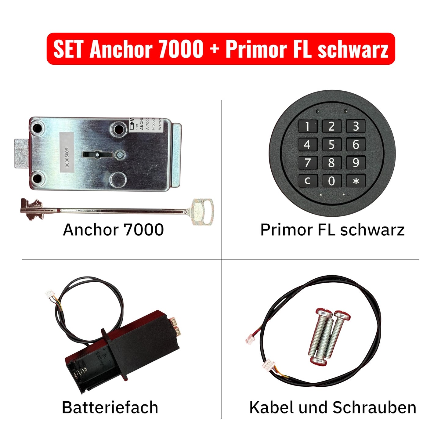 KOMPLETTSET ANCHOR 7000 mit Eingabeeinheit von Carl WITTKOPP