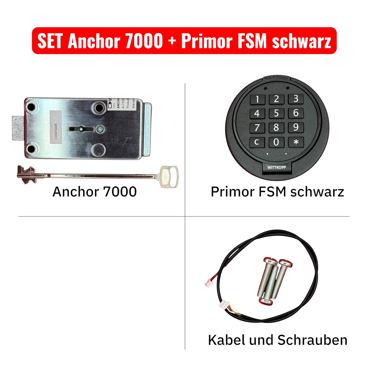 KOMPLETTSET ANCHOR 7000 mit Eingabeeinheit von Carl WITTKOPP
