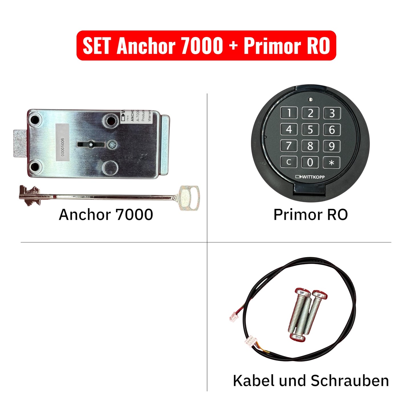 KOMPLETTSET ANCHOR 7000 mit Eingabeeinheit von Carl WITTKOPP