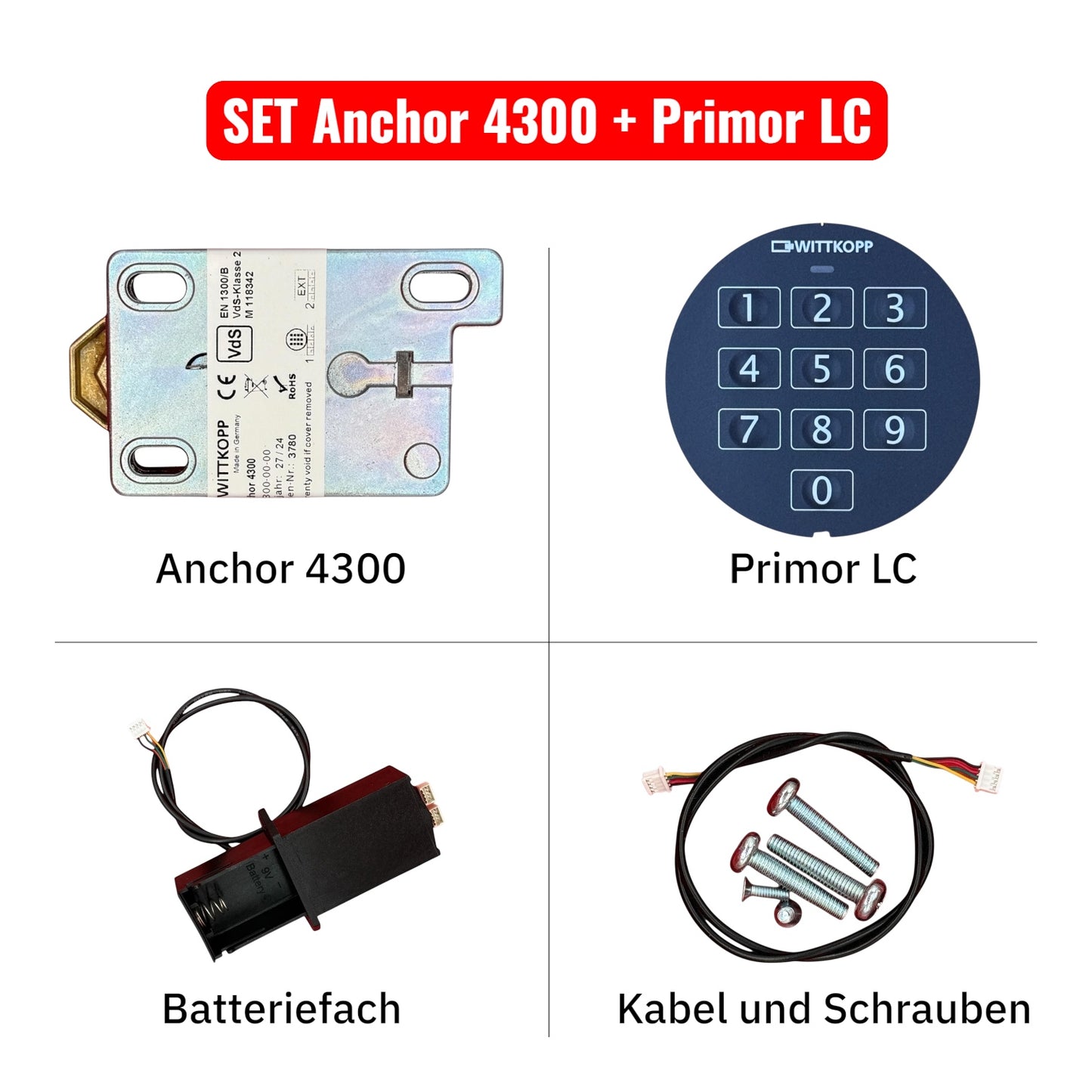 KOMPLETTSET ANCHOR 4300 mit Eingabeeinheit von Carl WITTKOPP