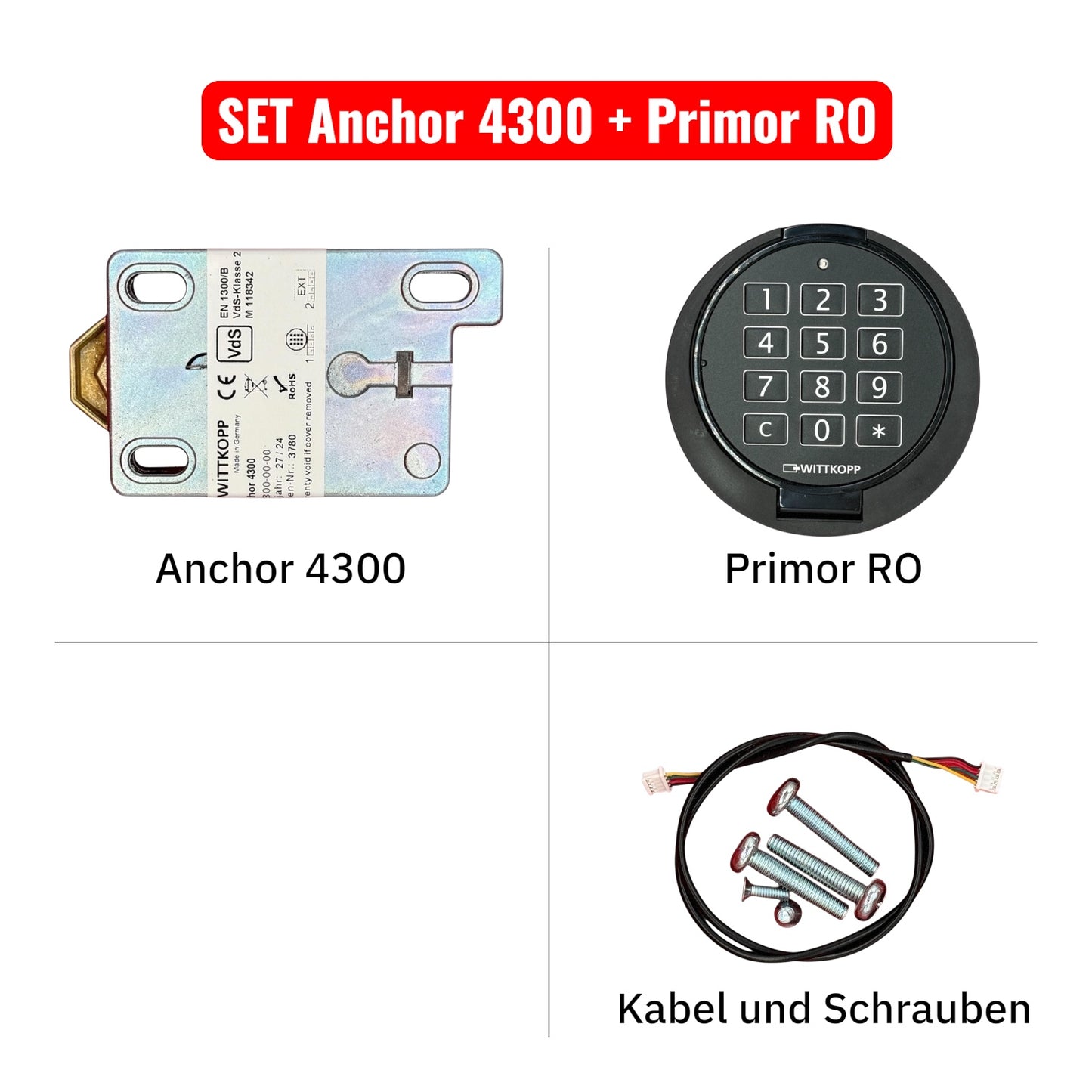 KOMPLETTSET ANCHOR 4300 mit Eingabeeinheit von Carl WITTKOPP