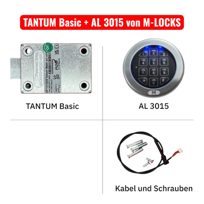 KOMPLETTSET TANTUM mit Eingabeeinheit von M-LOCKS