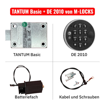 KOMPLETTSET TANTUM mit Eingabeeinheit von M-LOCKS