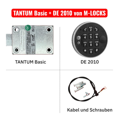 KOMPLETTSET TANTUM mit Eingabeeinheit von M-LOCKS