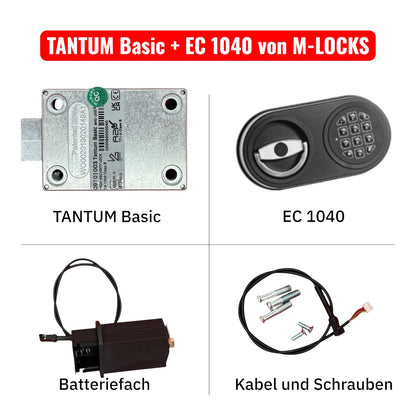 KOMPLETTSET TANTUM mit Eingabeeinheit von M-LOCKS
