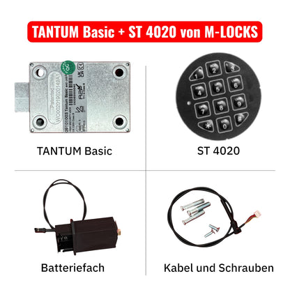 KOMPLETTSET TANTUM mit Eingabeeinheit von M-LOCKS