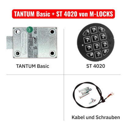KOMPLETTSET TANTUM mit Eingabeeinheit von M-LOCKS
