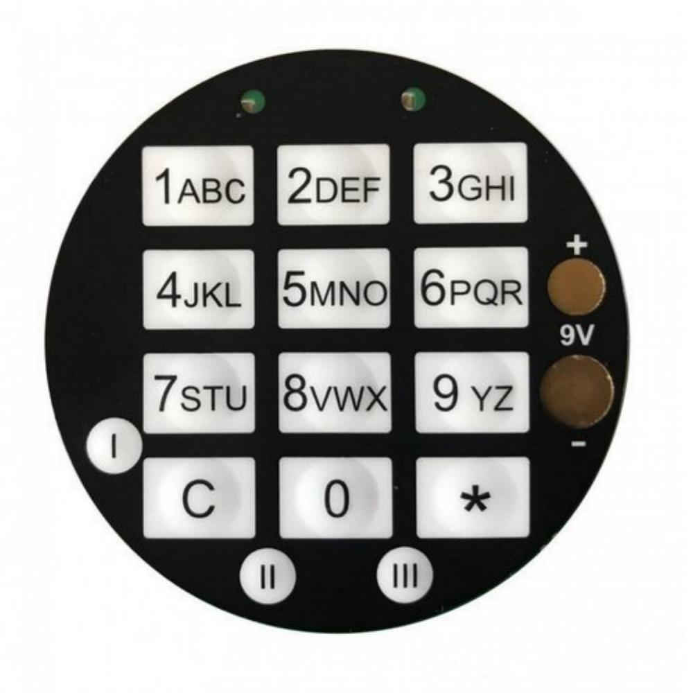 Eingabeeinheit Tastatur für Elektronikschloß GST DFS S S+99 SA