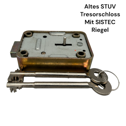 gebrauchtes STUV Tresorschloss mit Schlüssel 110mm