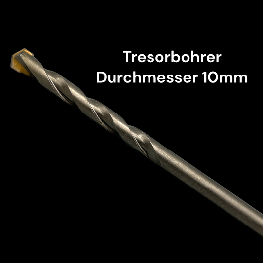 Tresorbohrer 10mm - Professioneller Hochleistungsbohrer für härteste Stähle