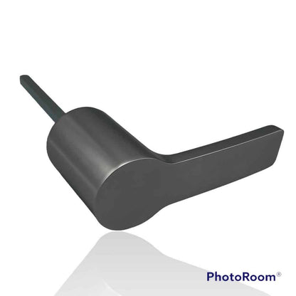 Safe handle matt chrome