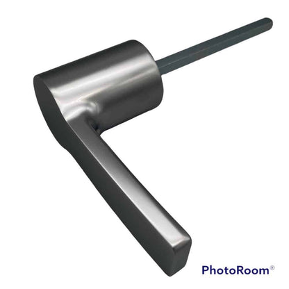 Safe handle matt chrome