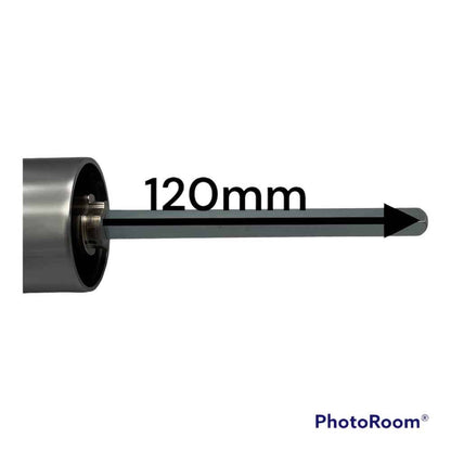 Safe handle matt chrome